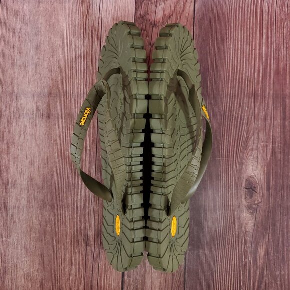 *READ* Rare Vibram Mens 45/46 US 11-12 Tropical Carrarmato Sandal Jungle Green - Picture 8 of 15